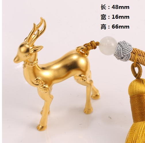 古法金一鹿有你摆件