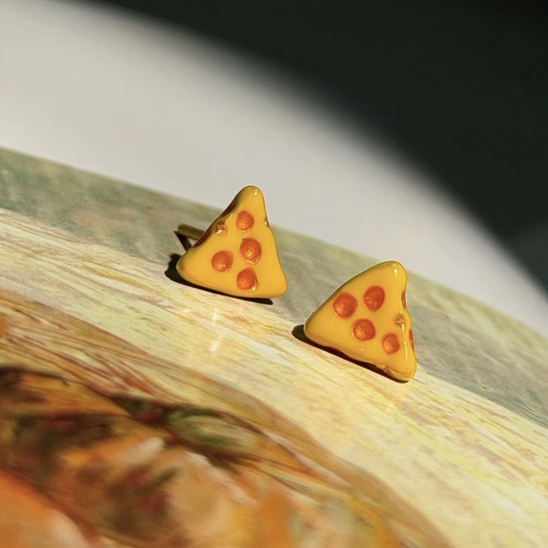 奶酪耳钉