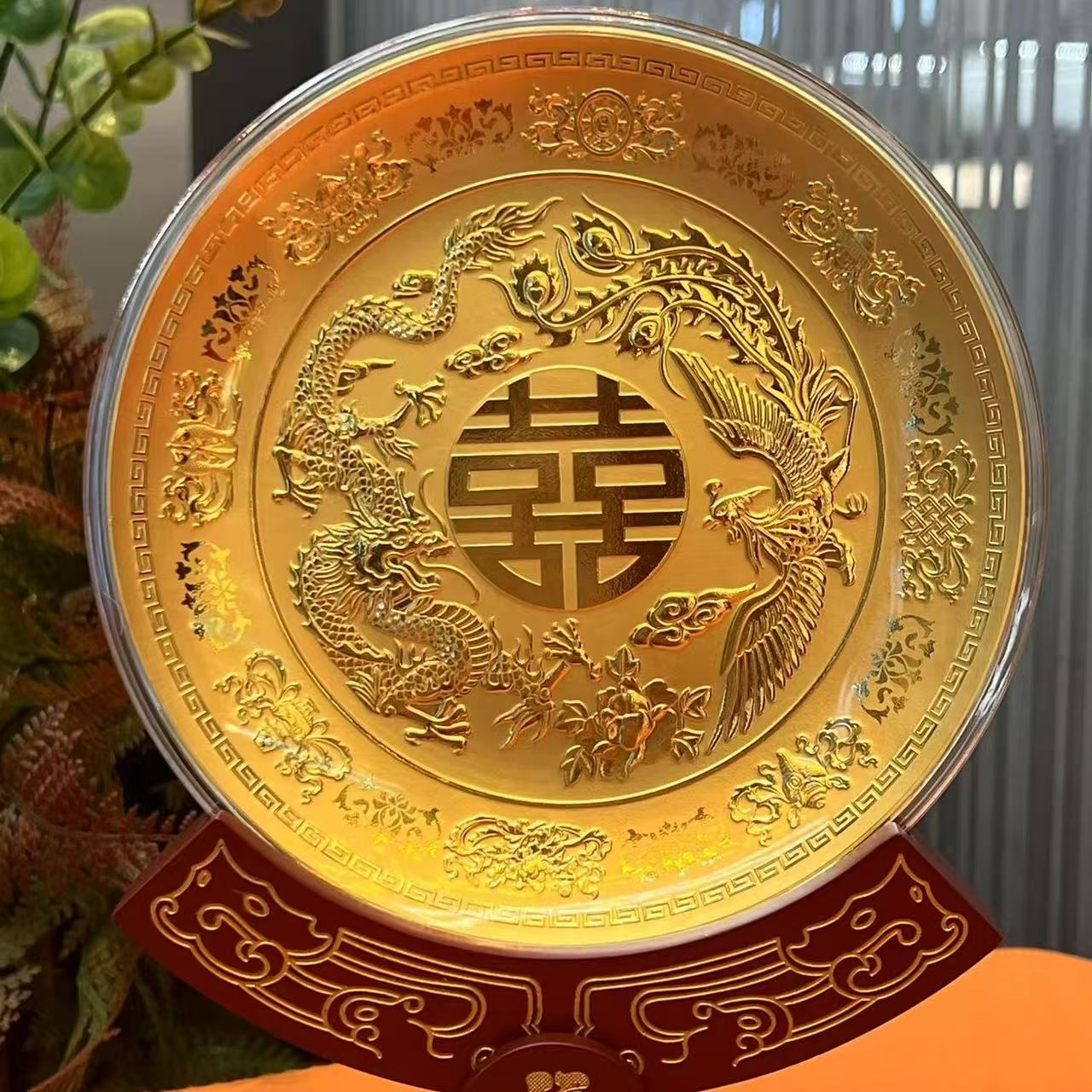 龙凤喜盘（3克）