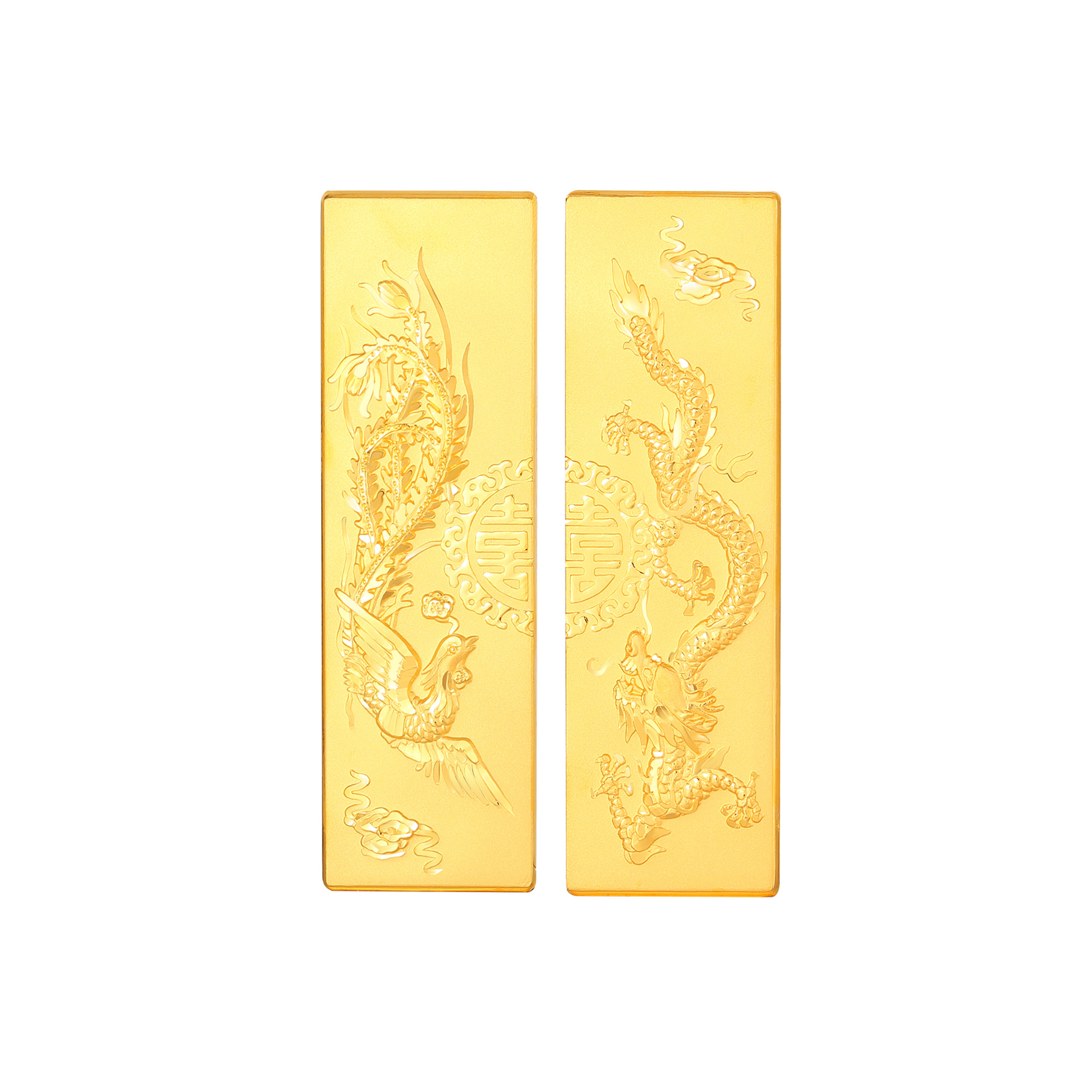 【仅结价】足金精品龙凤双喜龙凤呈祥金条