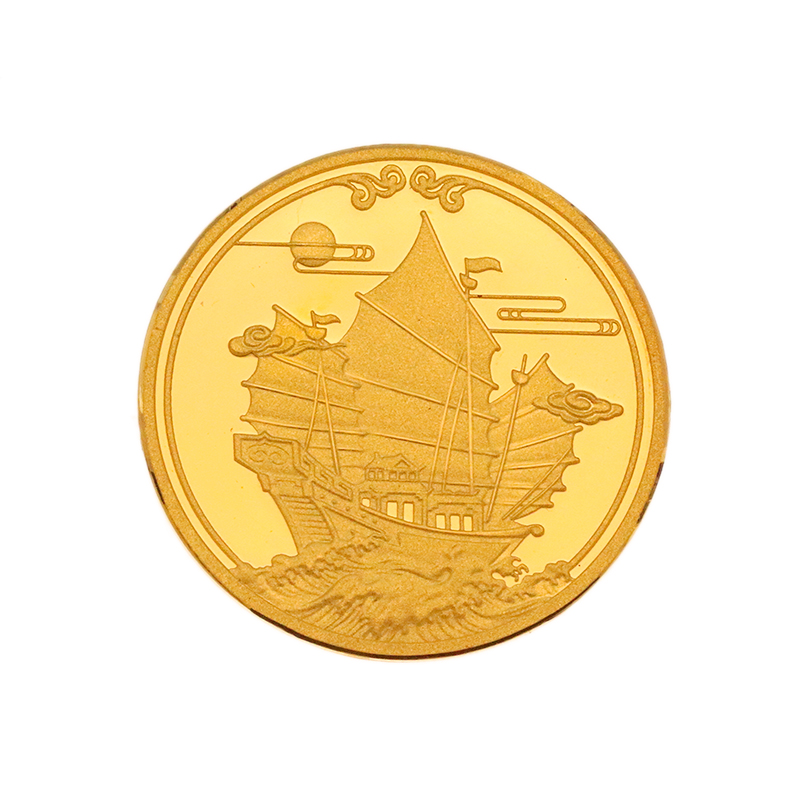 【仅结价】足金一帆风顺投资金币（5g）